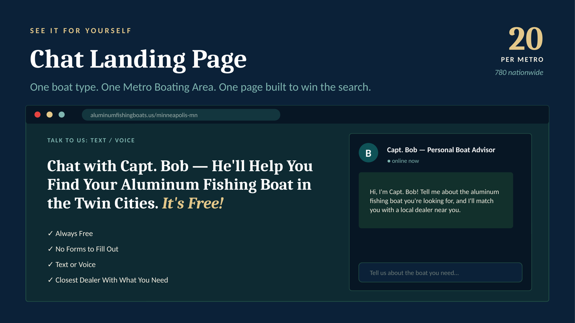 Slide 5.5: Your Chat Landing Page